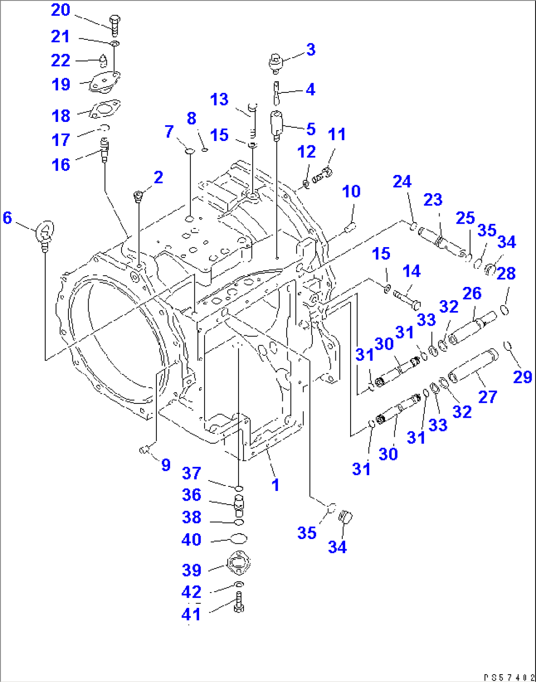 TRANSMISSION (TRANSMISSION CASE)(#60070-)