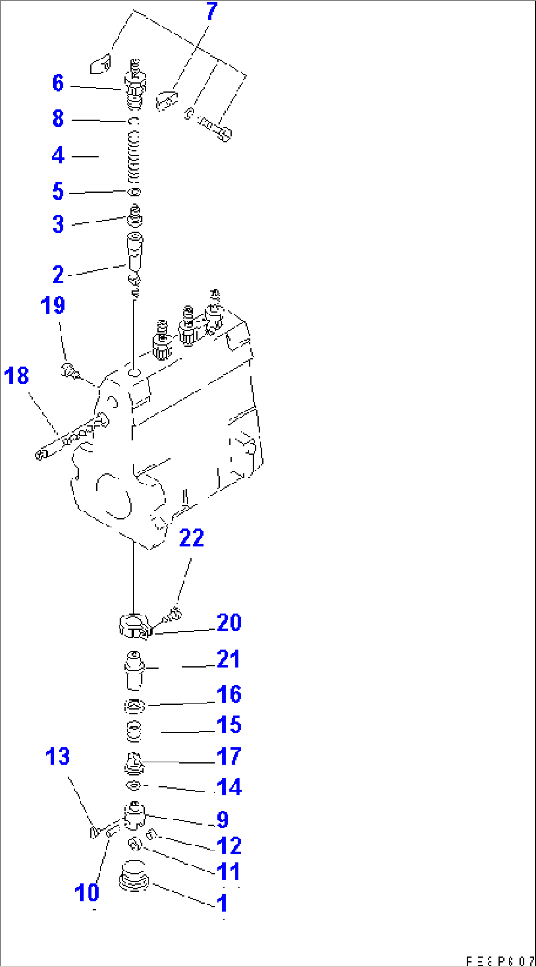 FUEL INJECTION PUMP (PUMP) (2/2) (INNER PARTS)