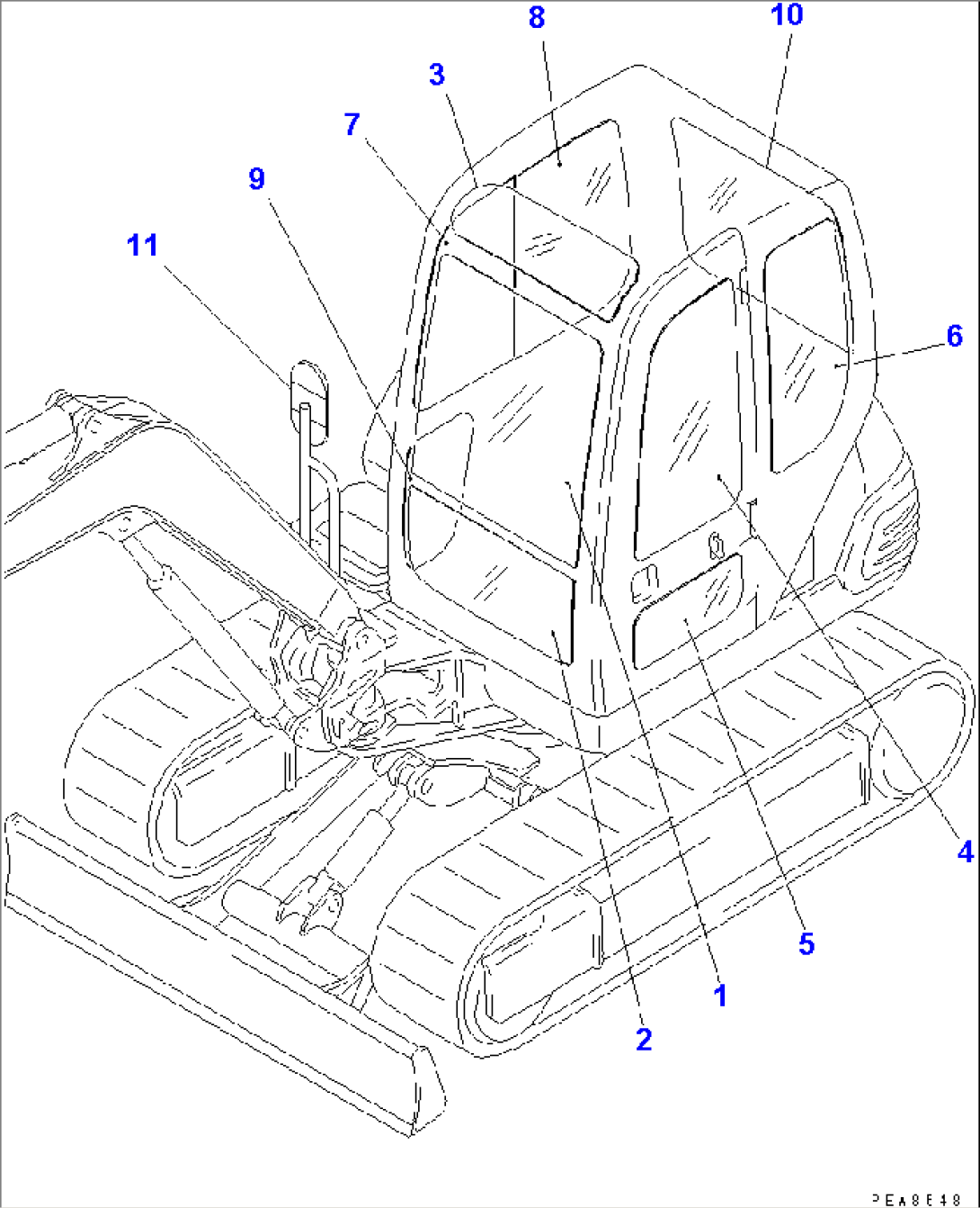 GLASS AND REAR VIEW MIRROR(#24522-)