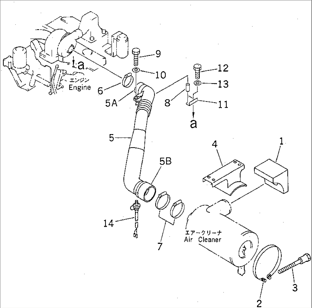 AIR CLEANER CONNECTION (FOR DOUBLE ELEMENT)