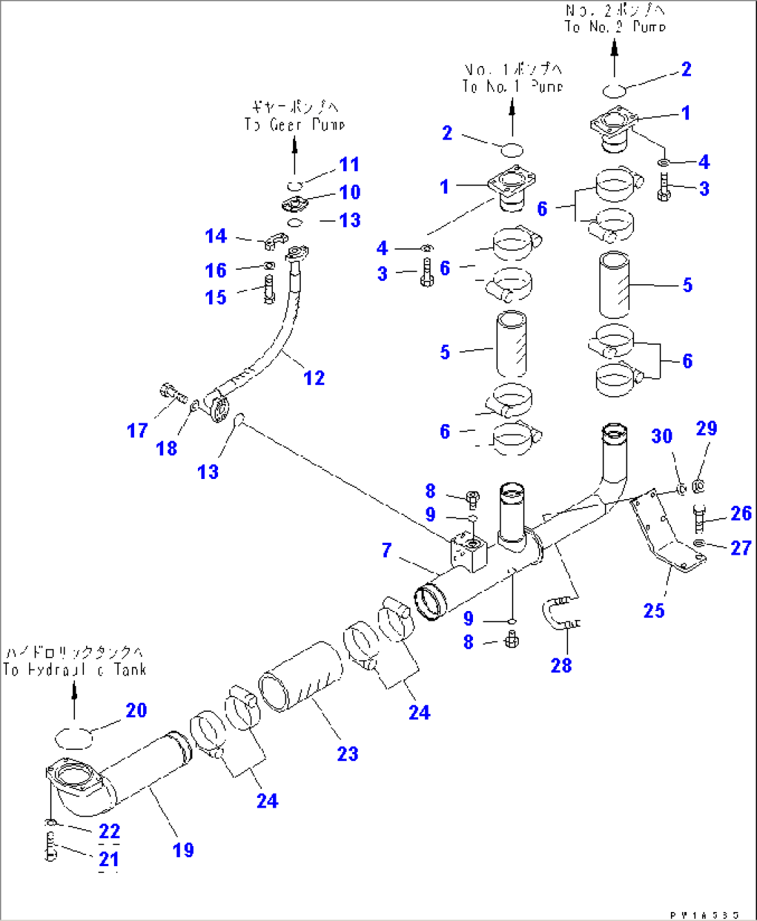 SUCTION LINES(#11001-)