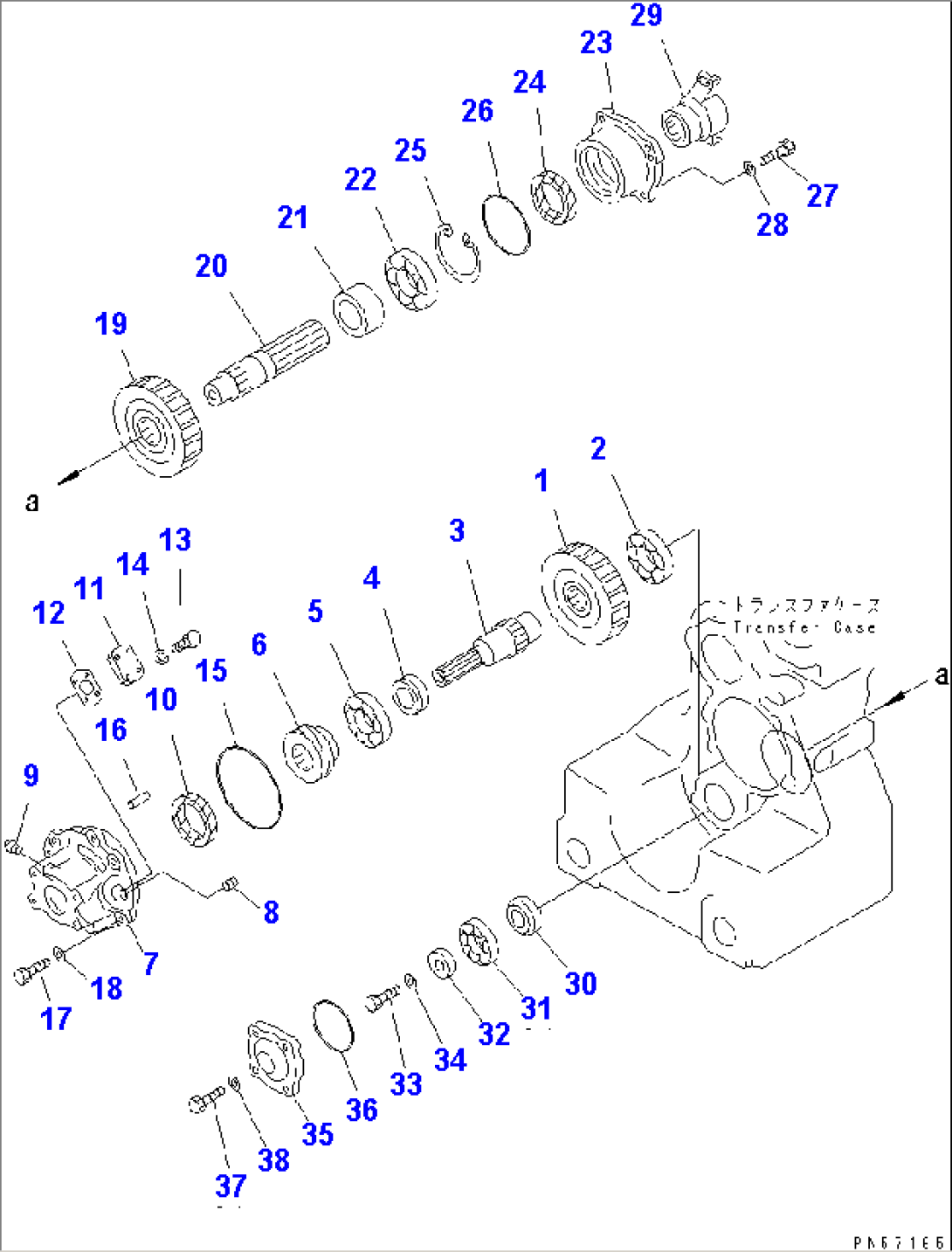 TRANSMISSION (OUTPUT SHAFT) (2/2)