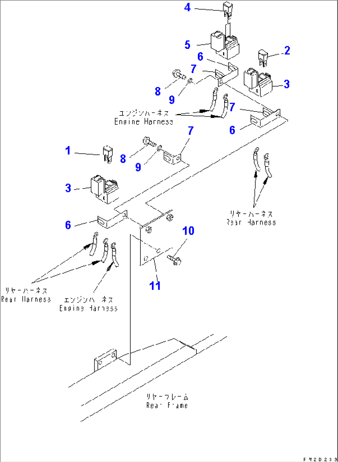 REAR HARNESS (FUSE)(#50036-51074)