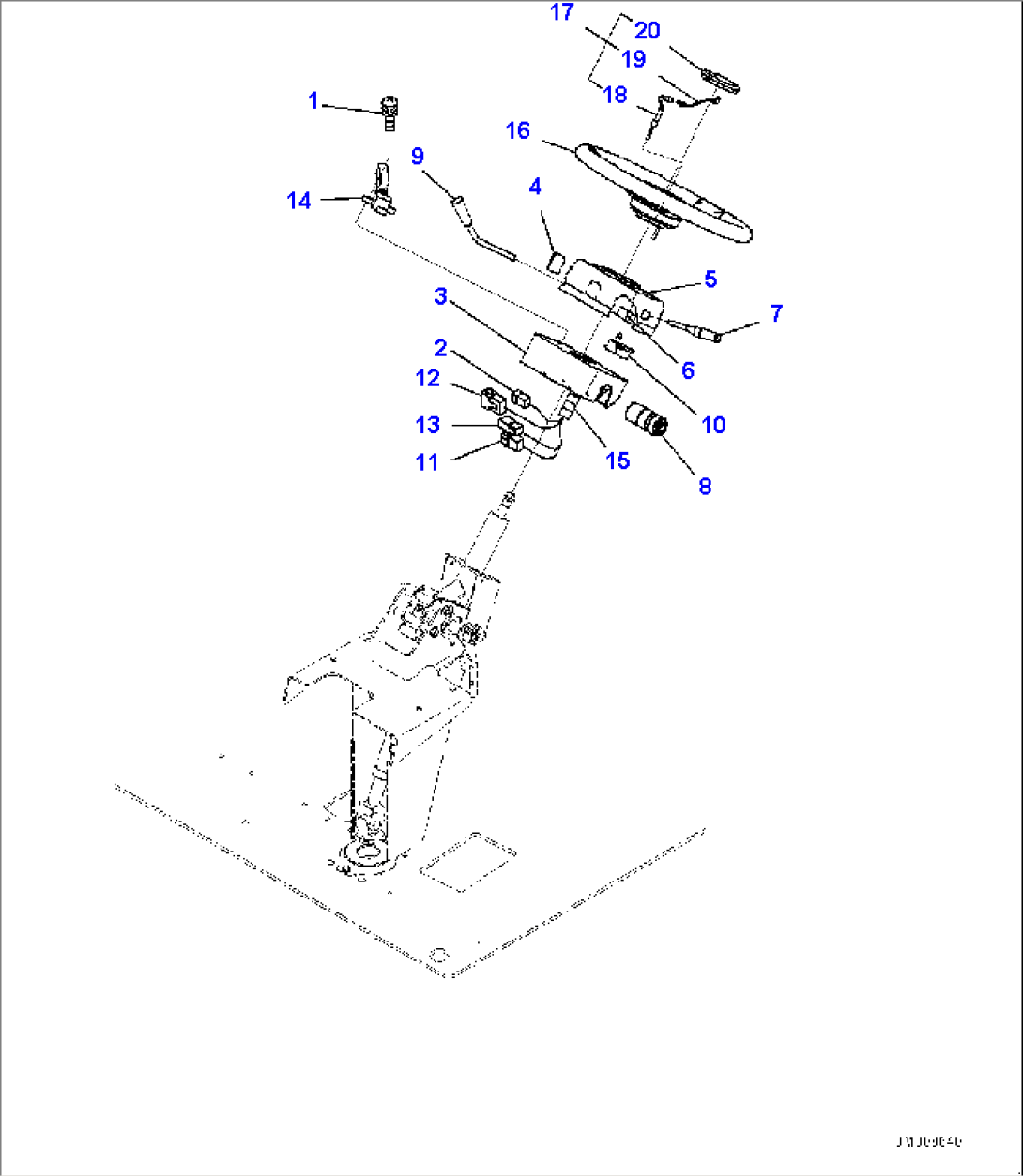 Cab, Steering Wheel and Column (#50001-)