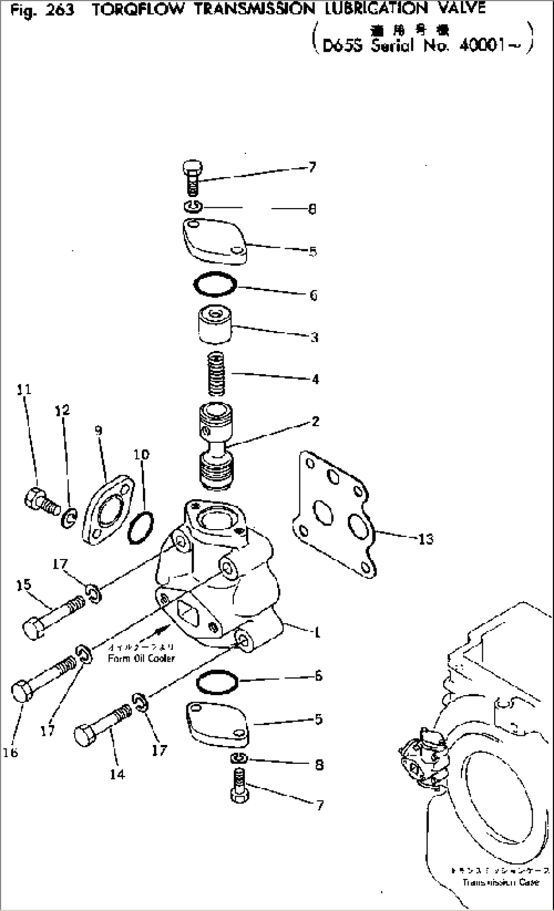 TORQFLOW TRANSMISSION LUBRICATION VALVE