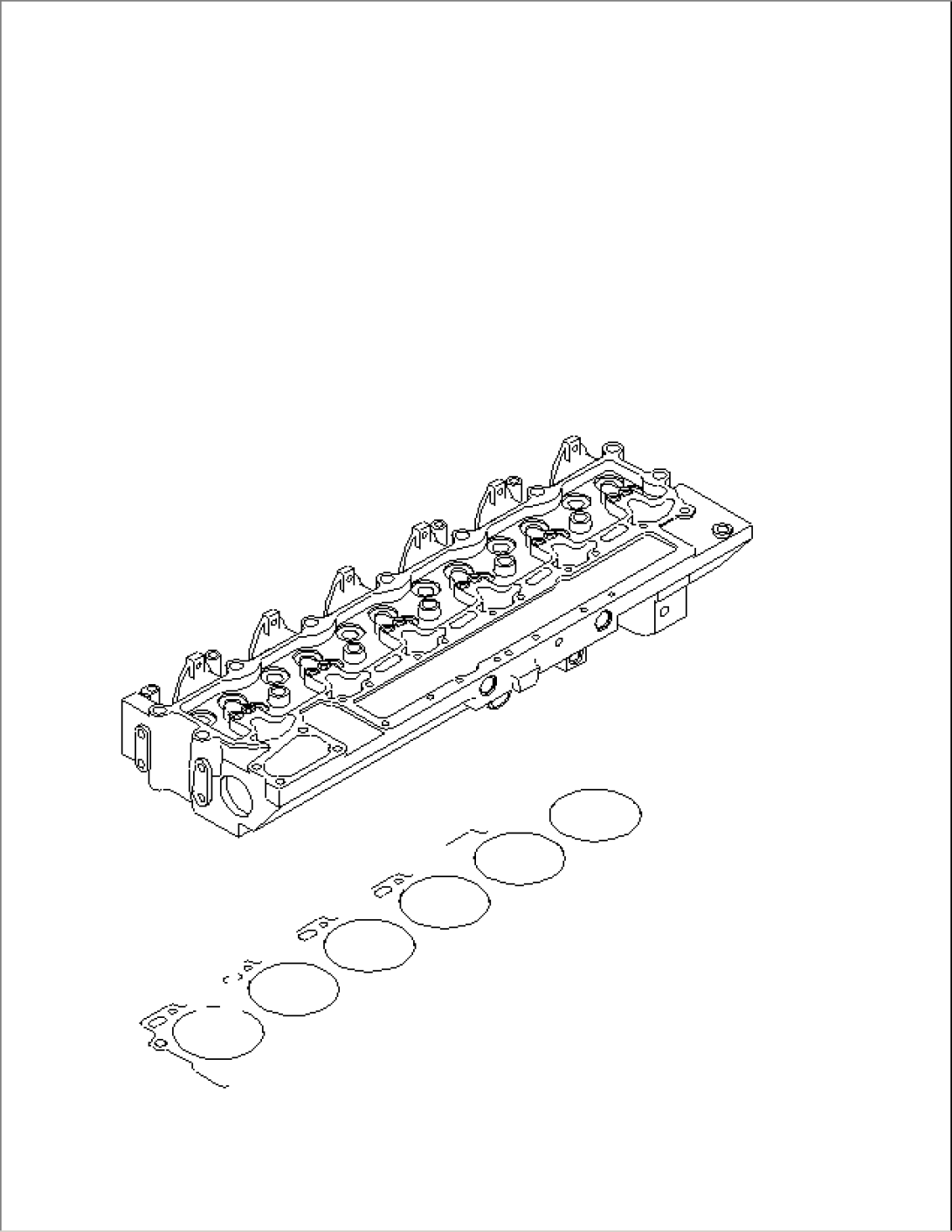 CYLINDER HEAD AND ATTACHING PARTS