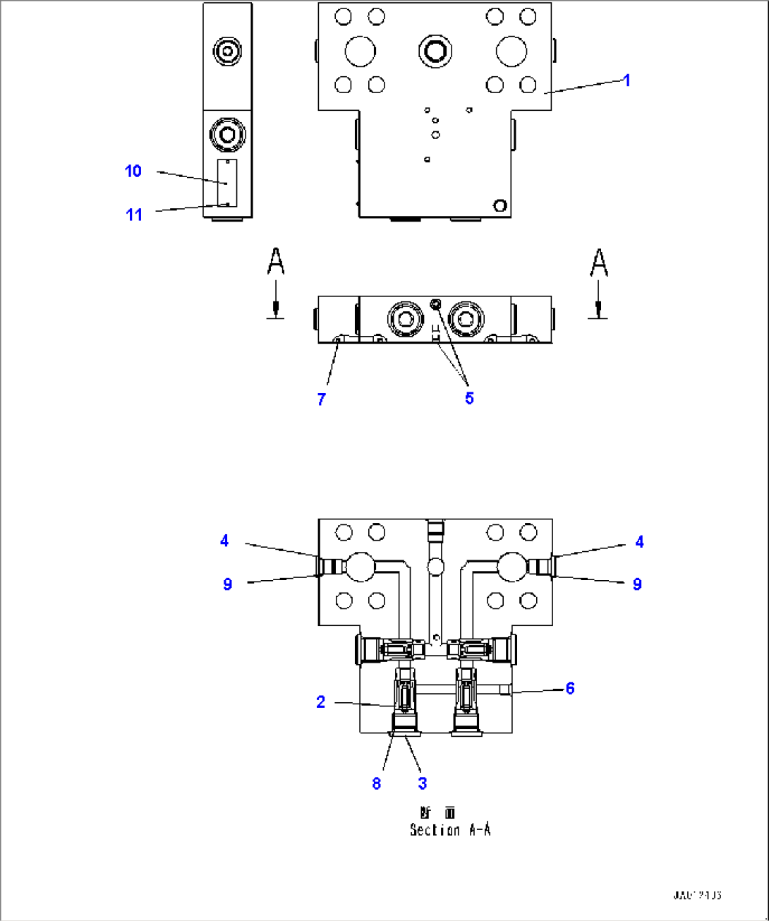 Transfer, Inner Parts, Emergency Steering Valve (2/4) (#80001-)
