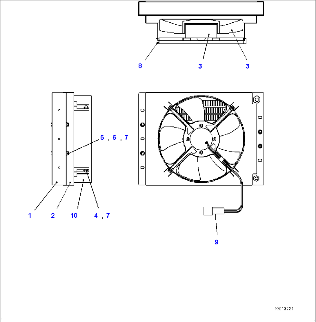 Air Conditioner Unit, Condenser (#90210-)