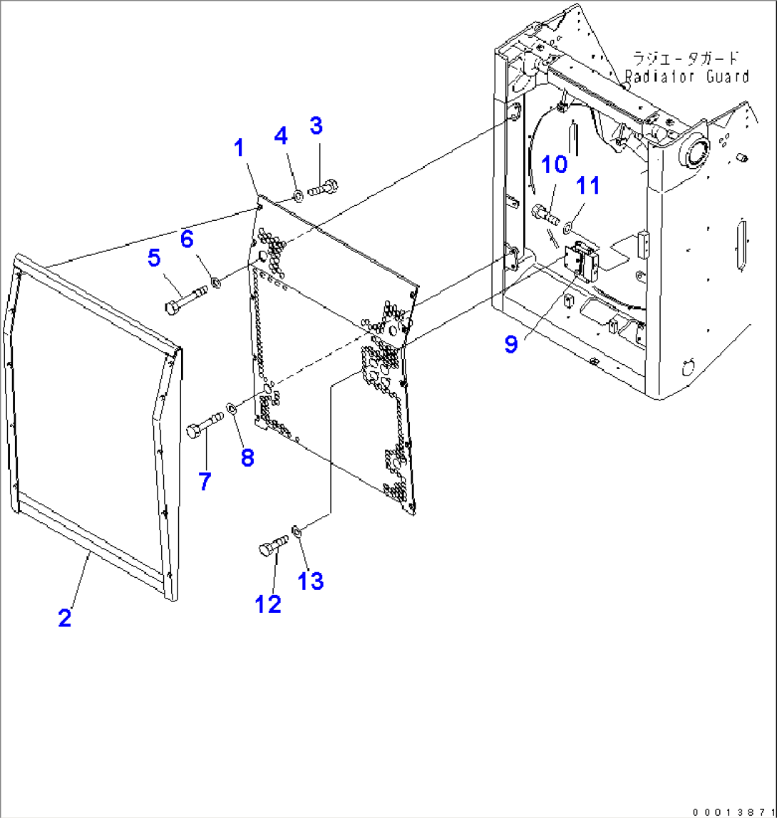 RADIATOR MASK(#76001-)