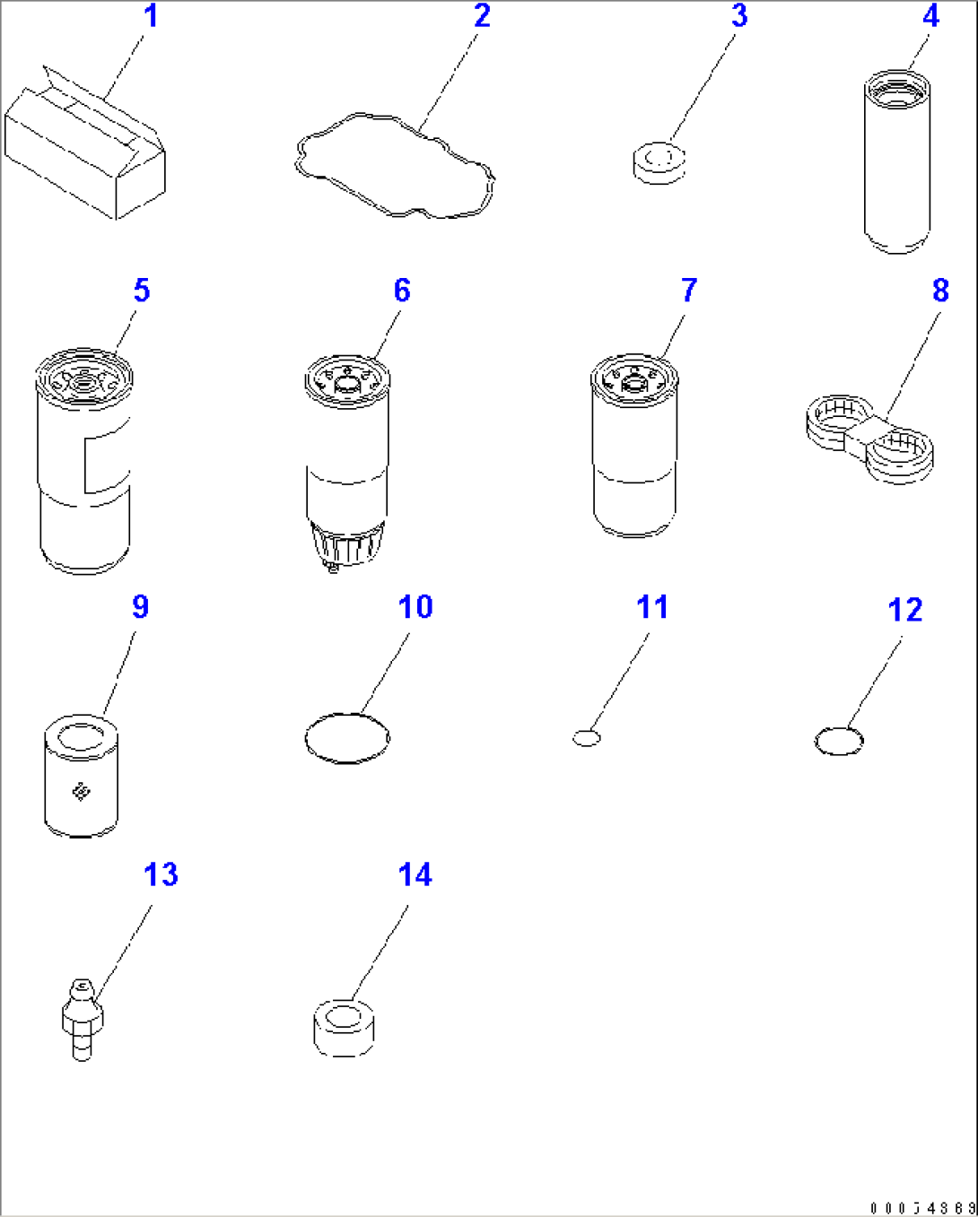 SPARE PARTS (-40ßC SPEC.)(#50350-51415)