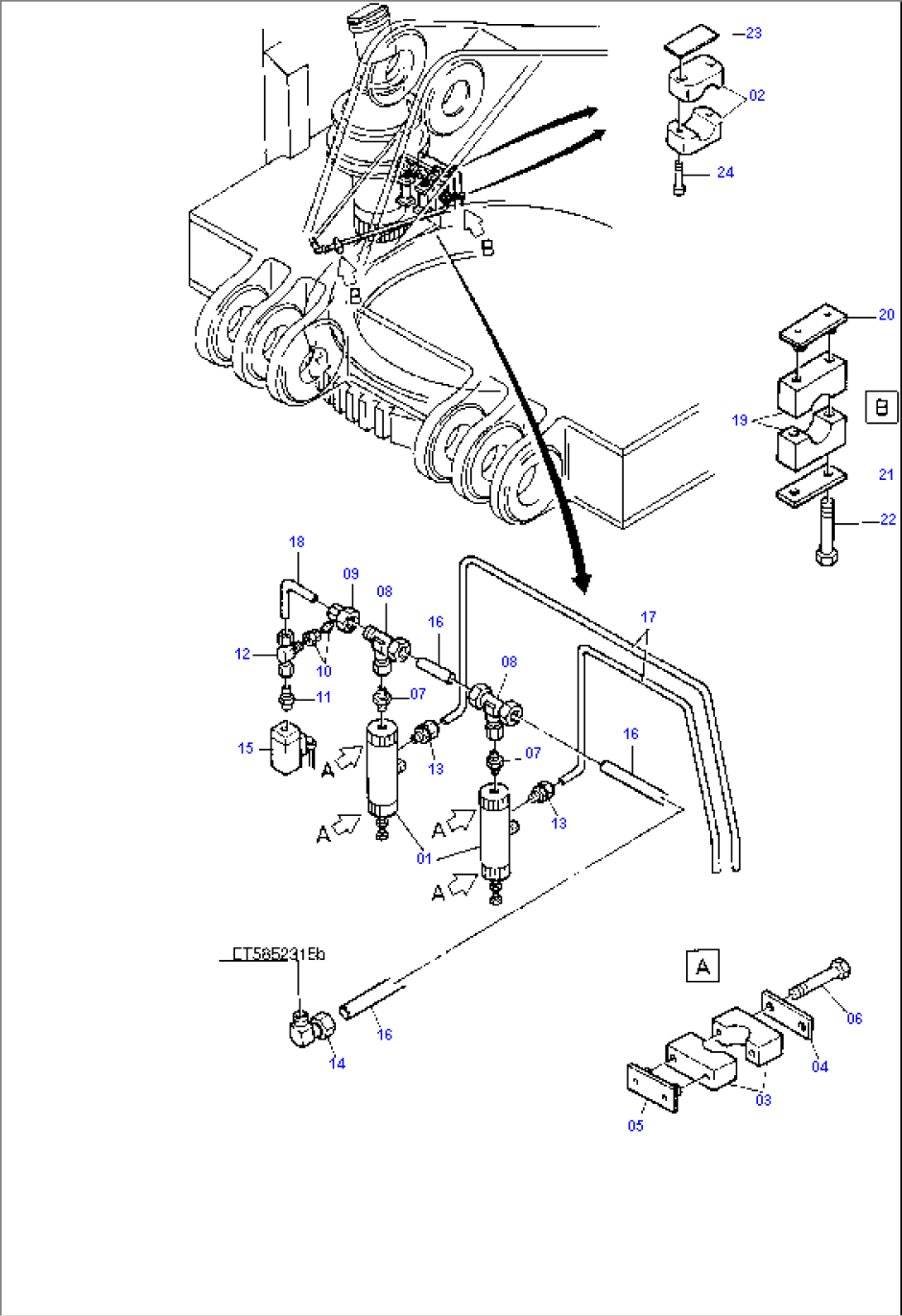 Dropping Lubrication Assy.