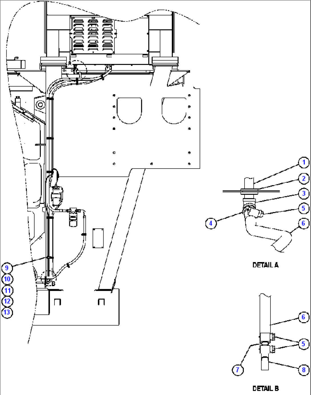 HEATER/AC DRAIN HOSE INSTALLATION