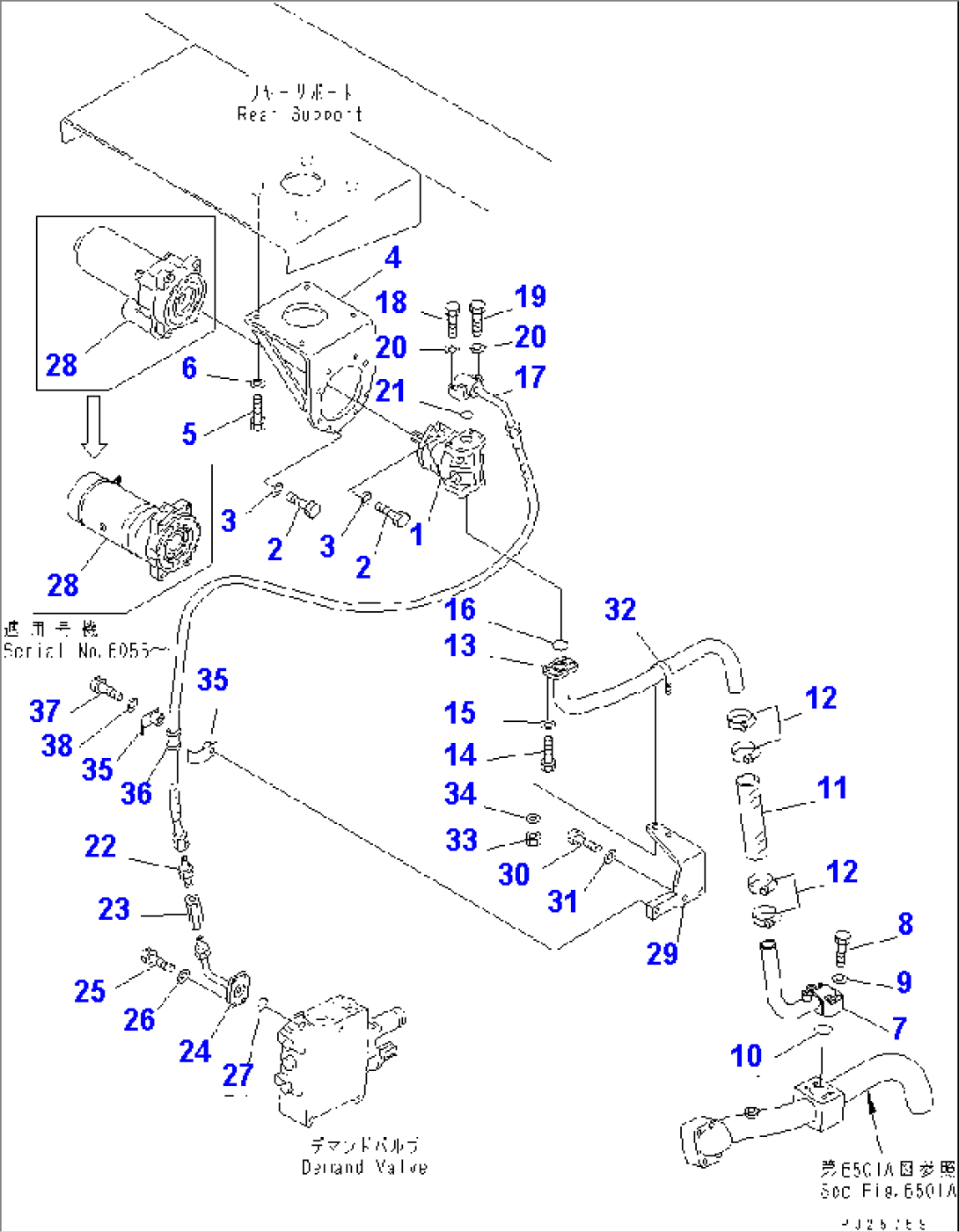 EMERGENCY STEERING (PIPING)(#5485-)