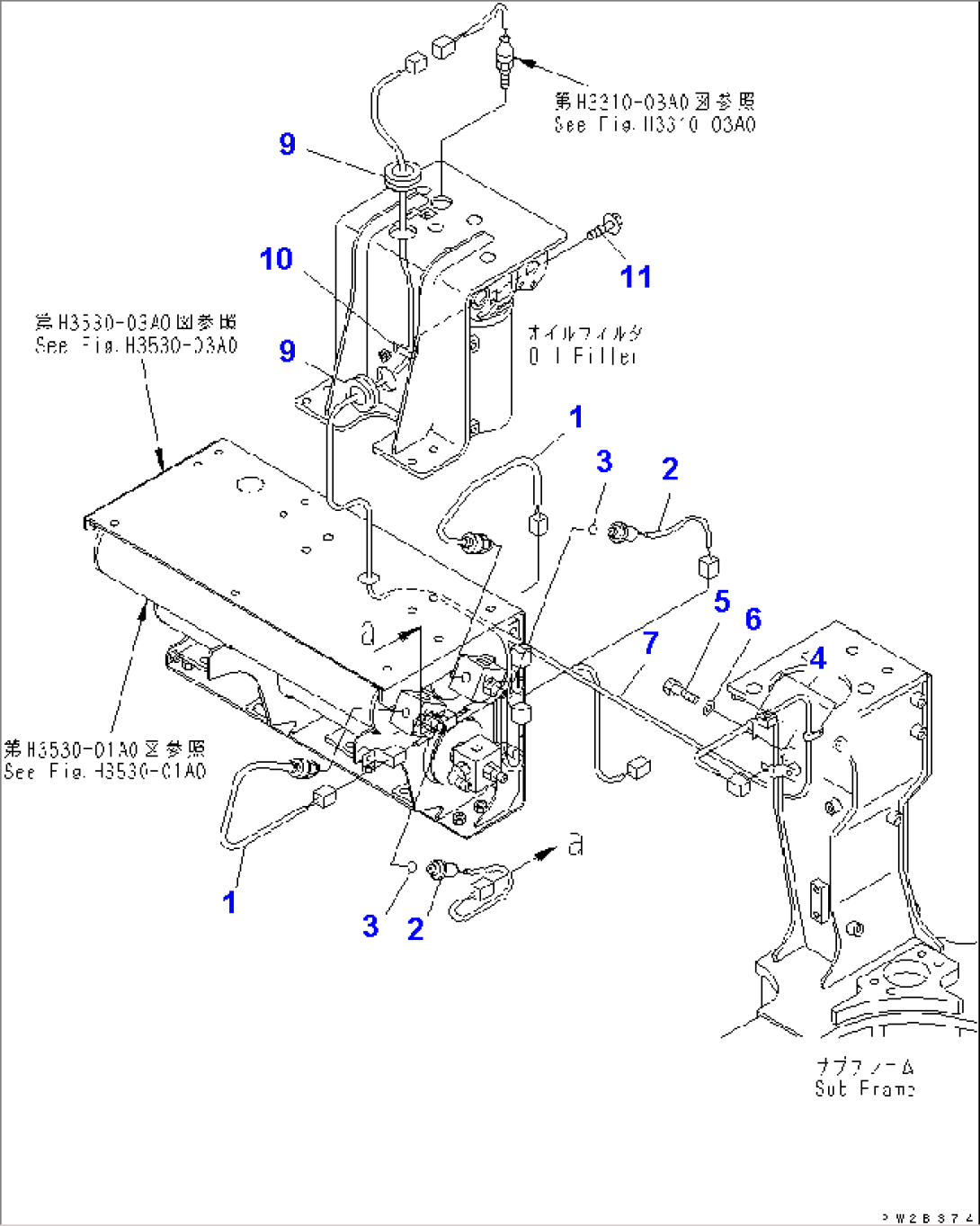 ACCUMULATOR (OIL PRESSURE SENSOR AND HARNESS)