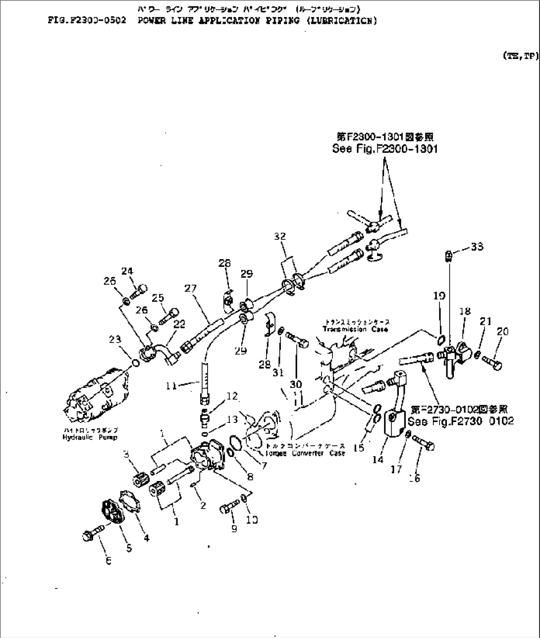 POWER LINE APPLICATION PIPING (LUBRICATION)