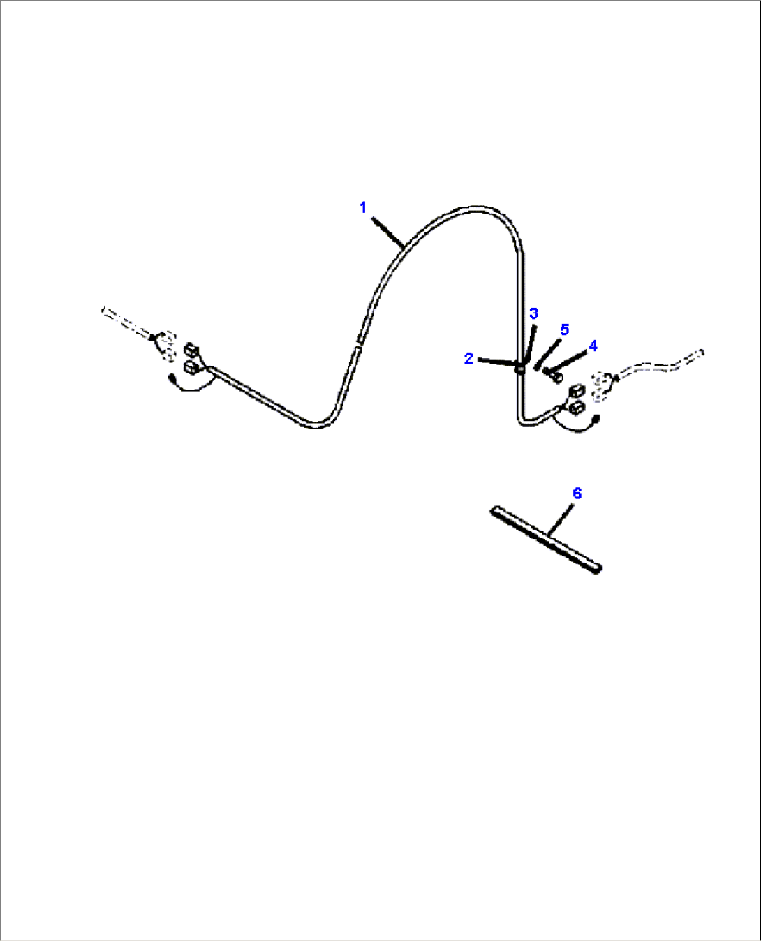 E0300-04A0 ELECTRICAL HARNESS FRONT FRAME HITCH HARNESS