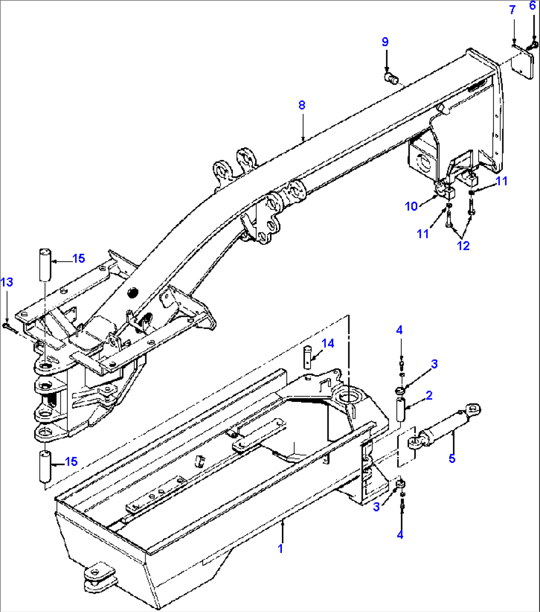 MAIN FRAME R.H. & L.H. 90ø BLADE SUSPENSION