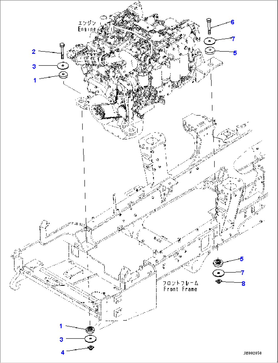 Engine Mounting (#5001-)