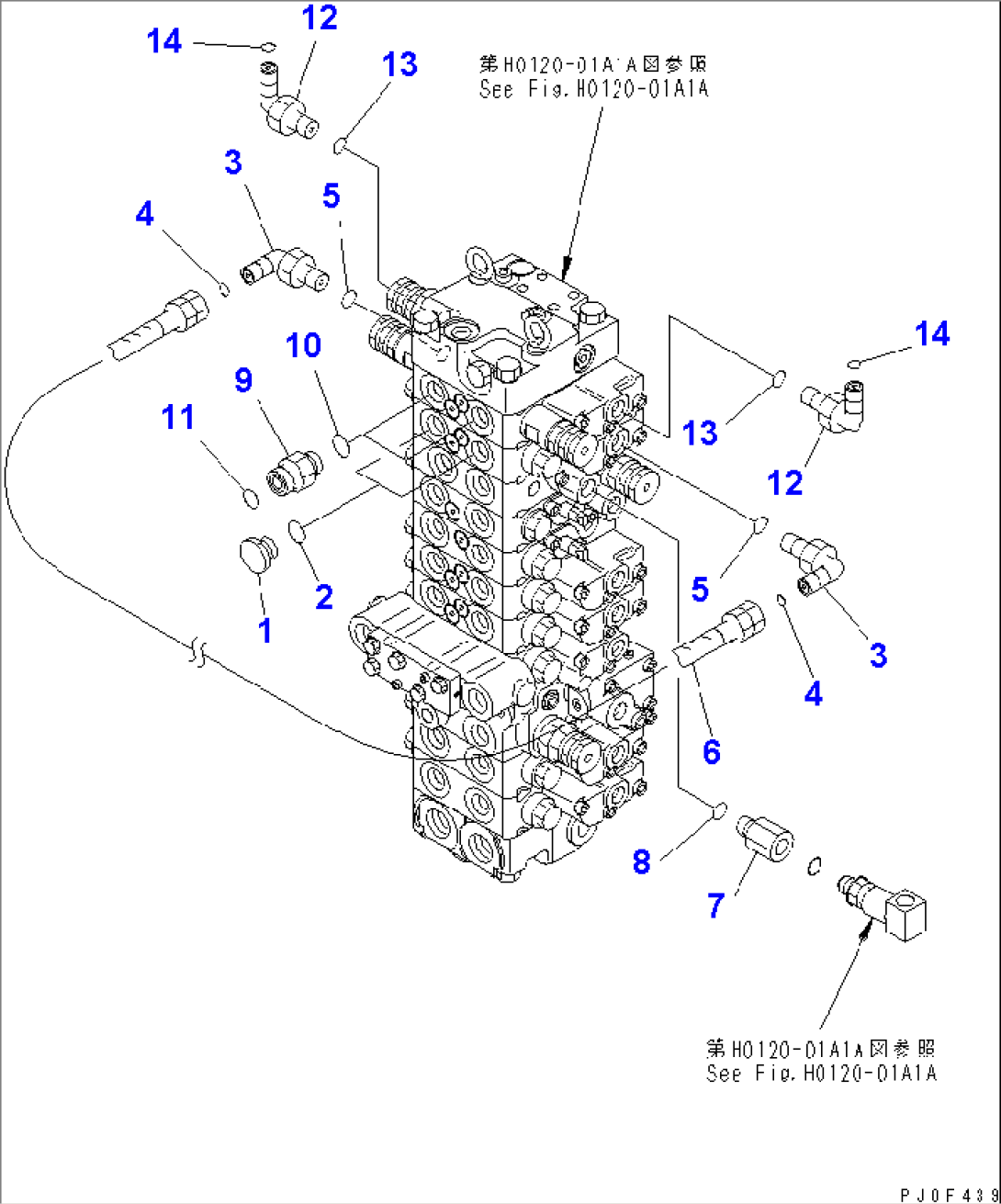 MAIN VALVE (PLUG AND ELBOW) (FOR ATTACHMENT)(#3001-)