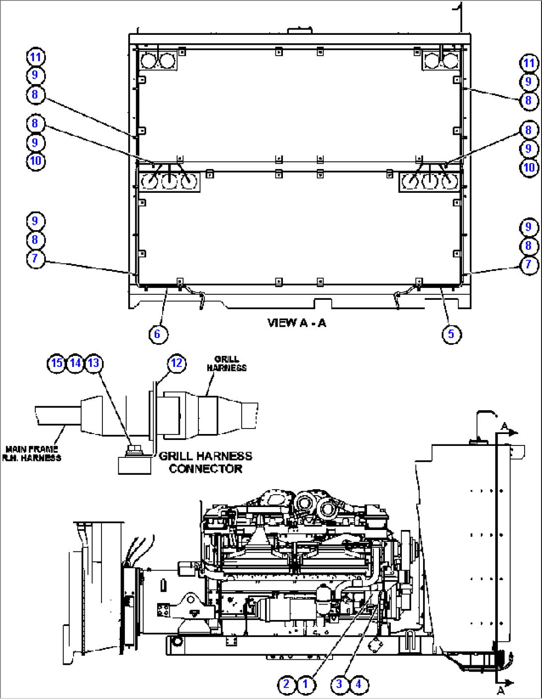 ENGINE ELECTRICAL - RIGHT SIDE