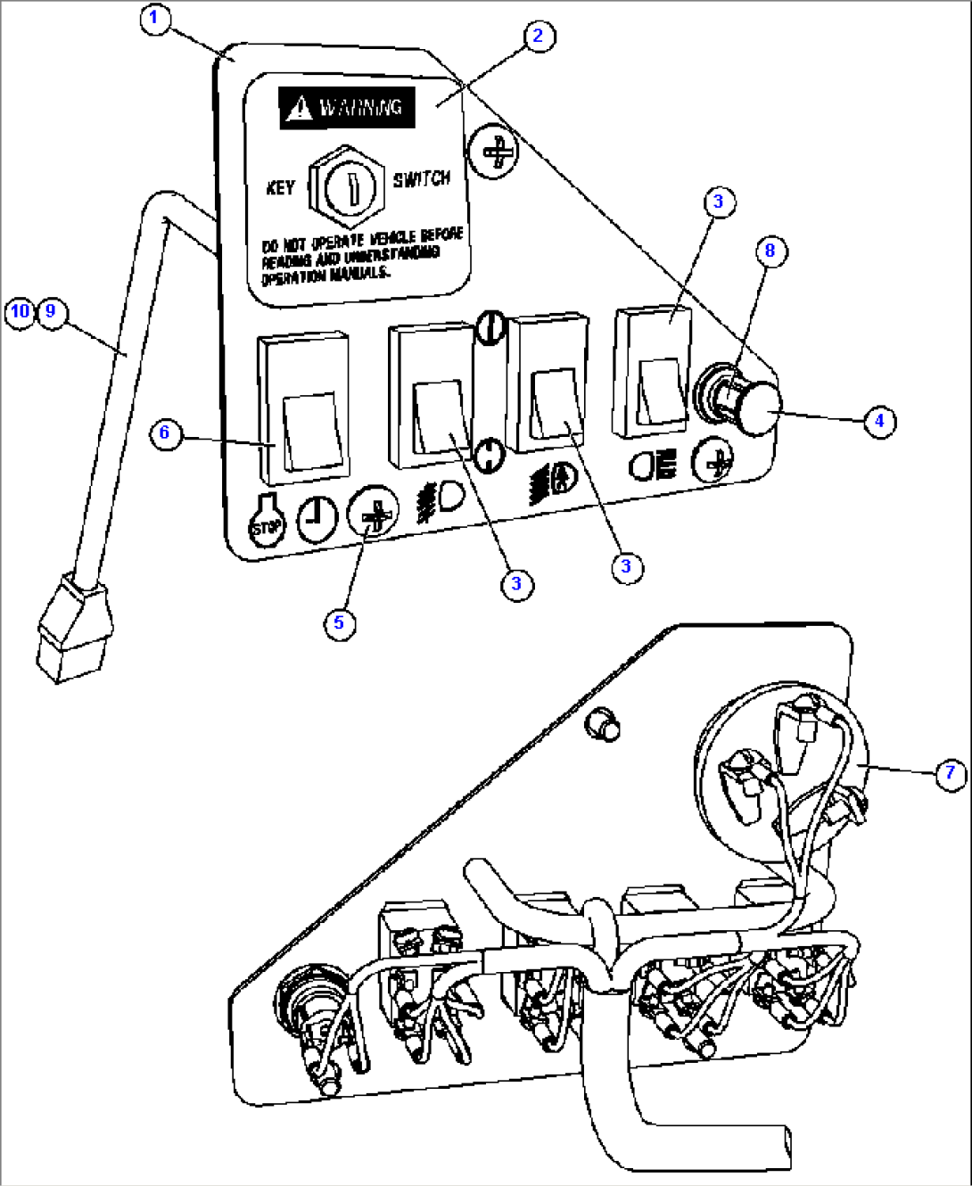 LOWER RH DASH MODULE (SM5296)