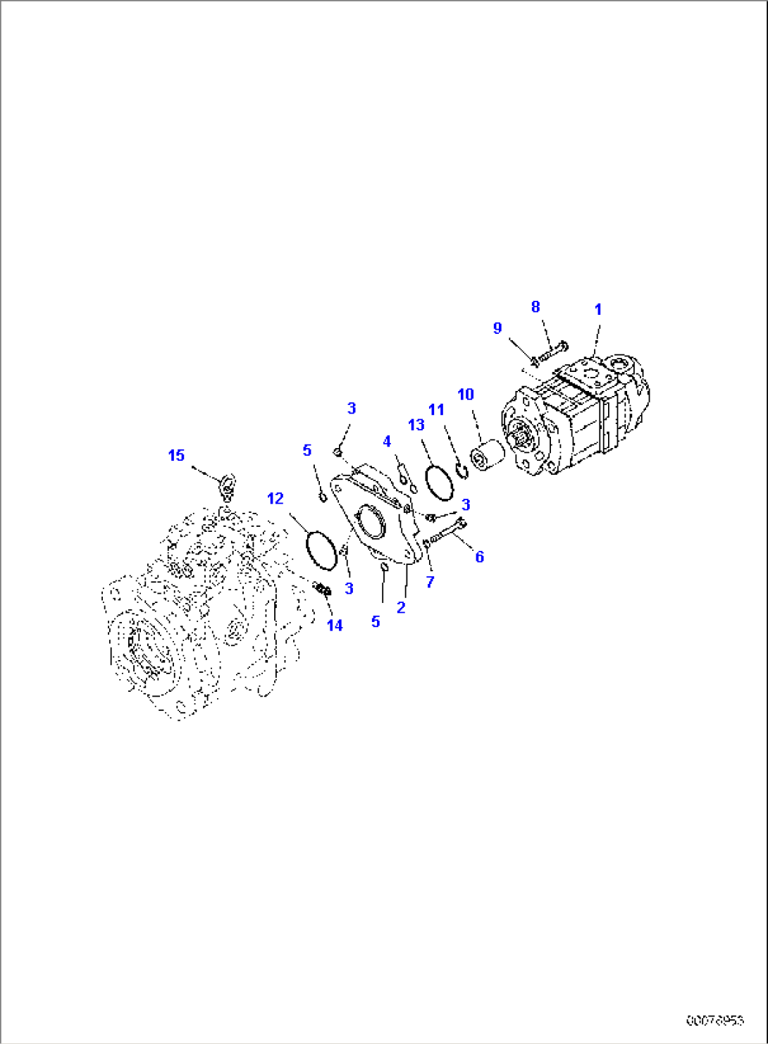 MAIN PISTON PUMP, INNER PARTS (6/7)