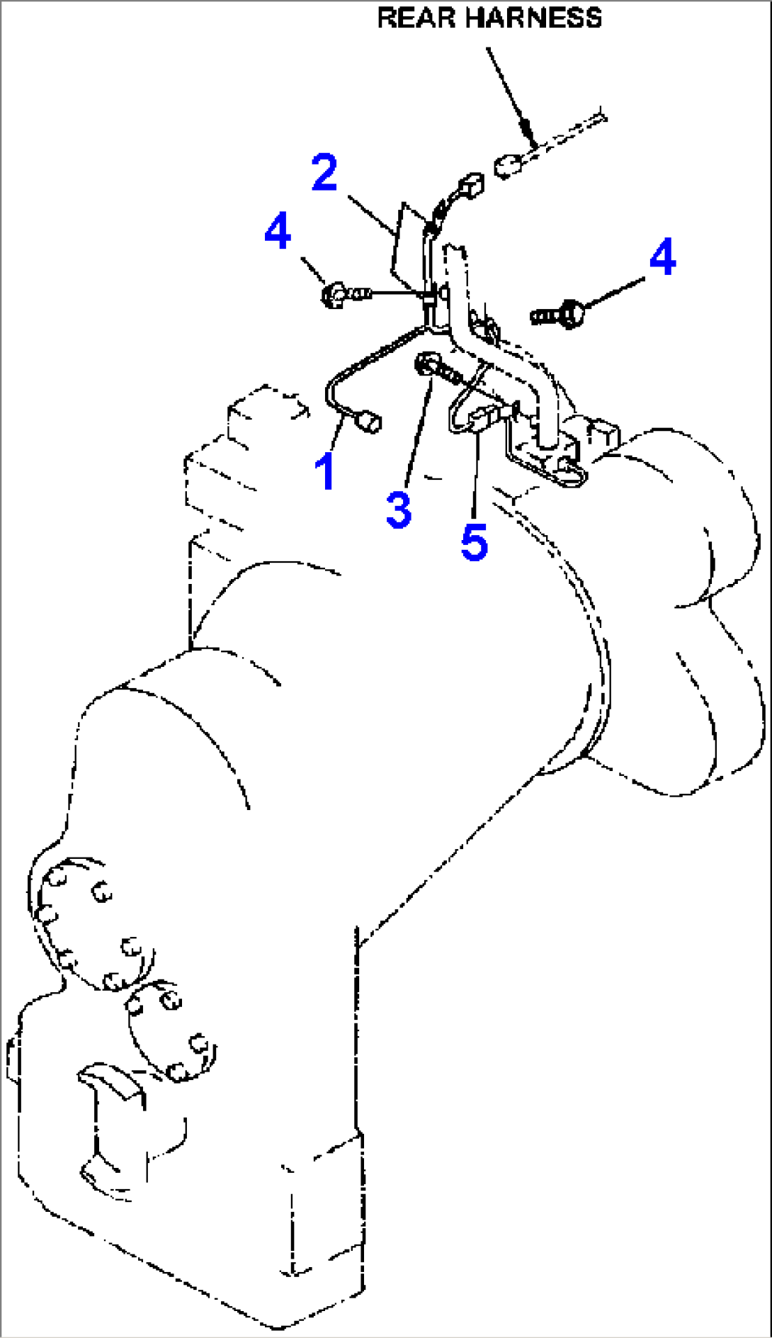 E0202-05A0 ELECTRICAL SYSTEM TRANSMISSION HARNESS
