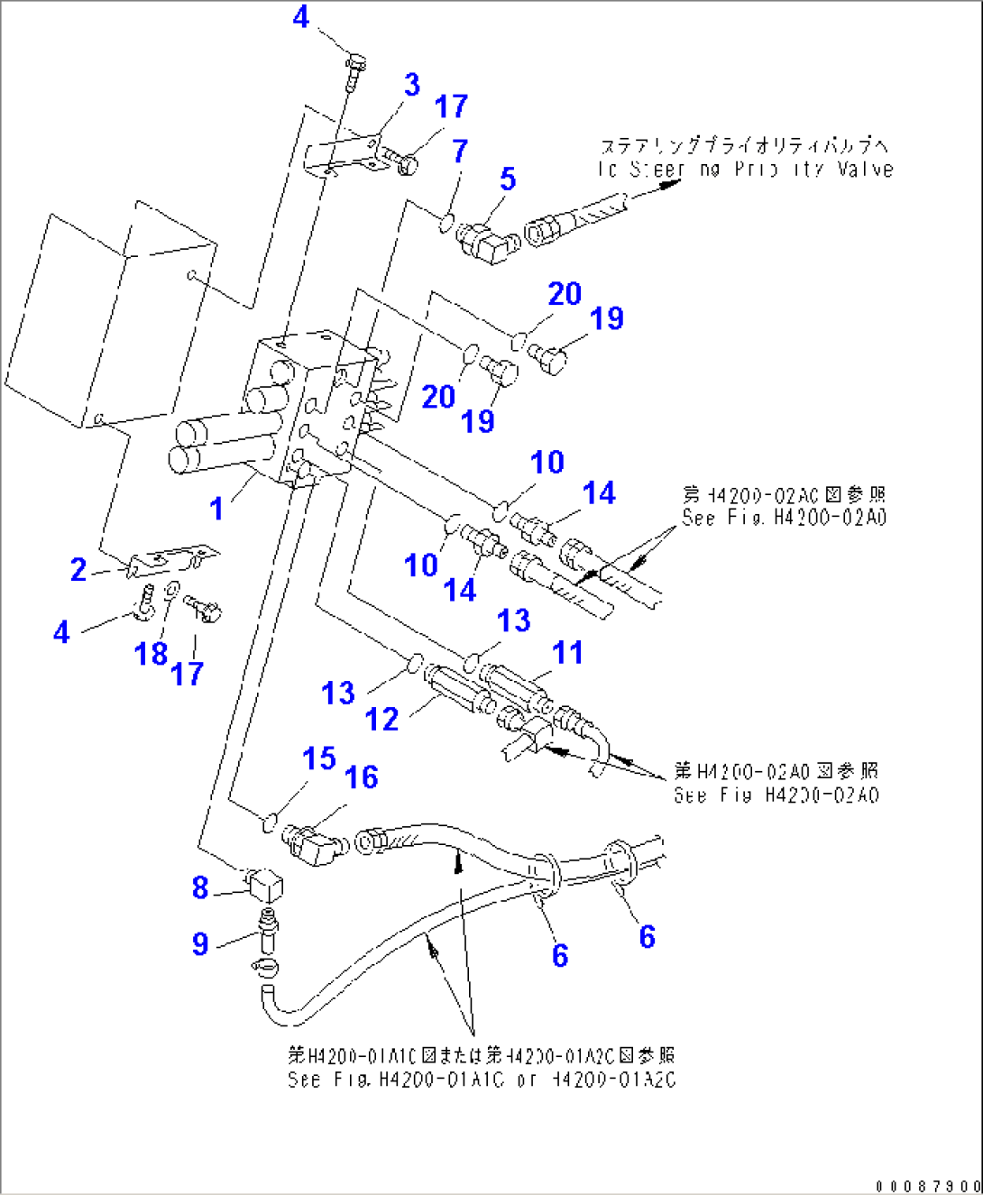 HYDRAULIC MAIN VALVE (WITH 3-SPOOL VALVE)