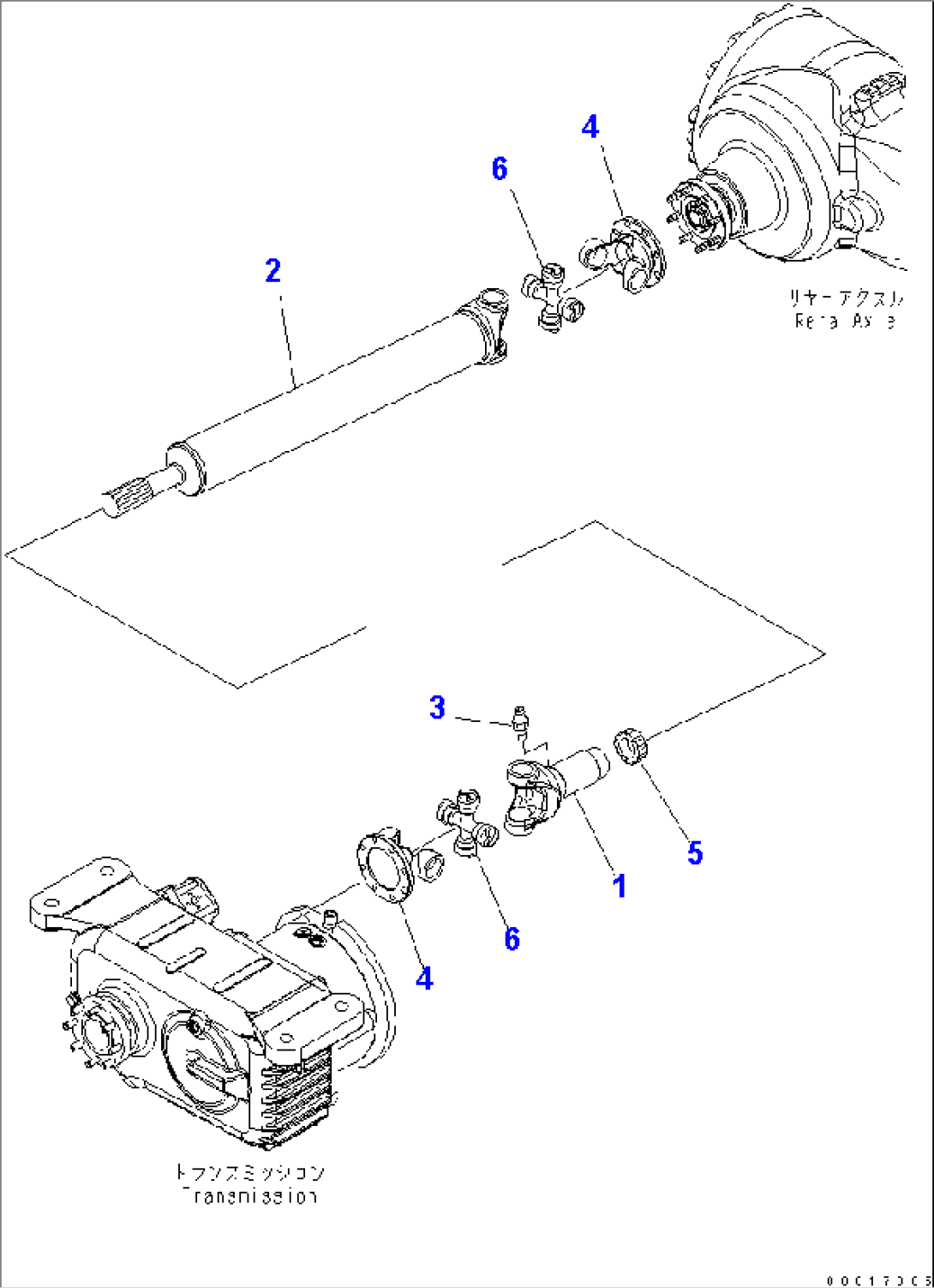 REAR DRIVE SHAFT (INNER PARTS)