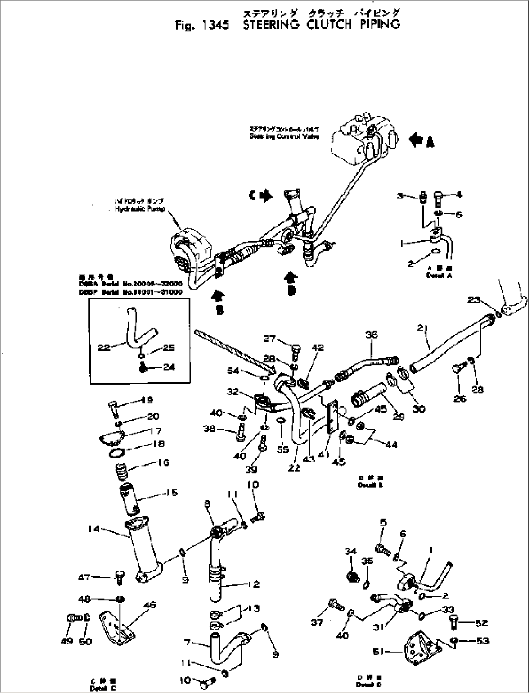 STEERING CLUTCH PIPING