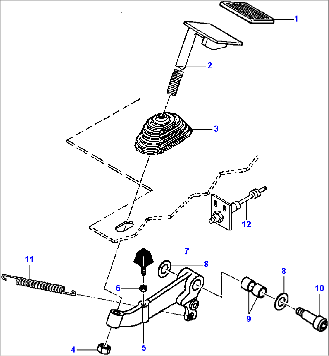 DECLUTCH PEDAL