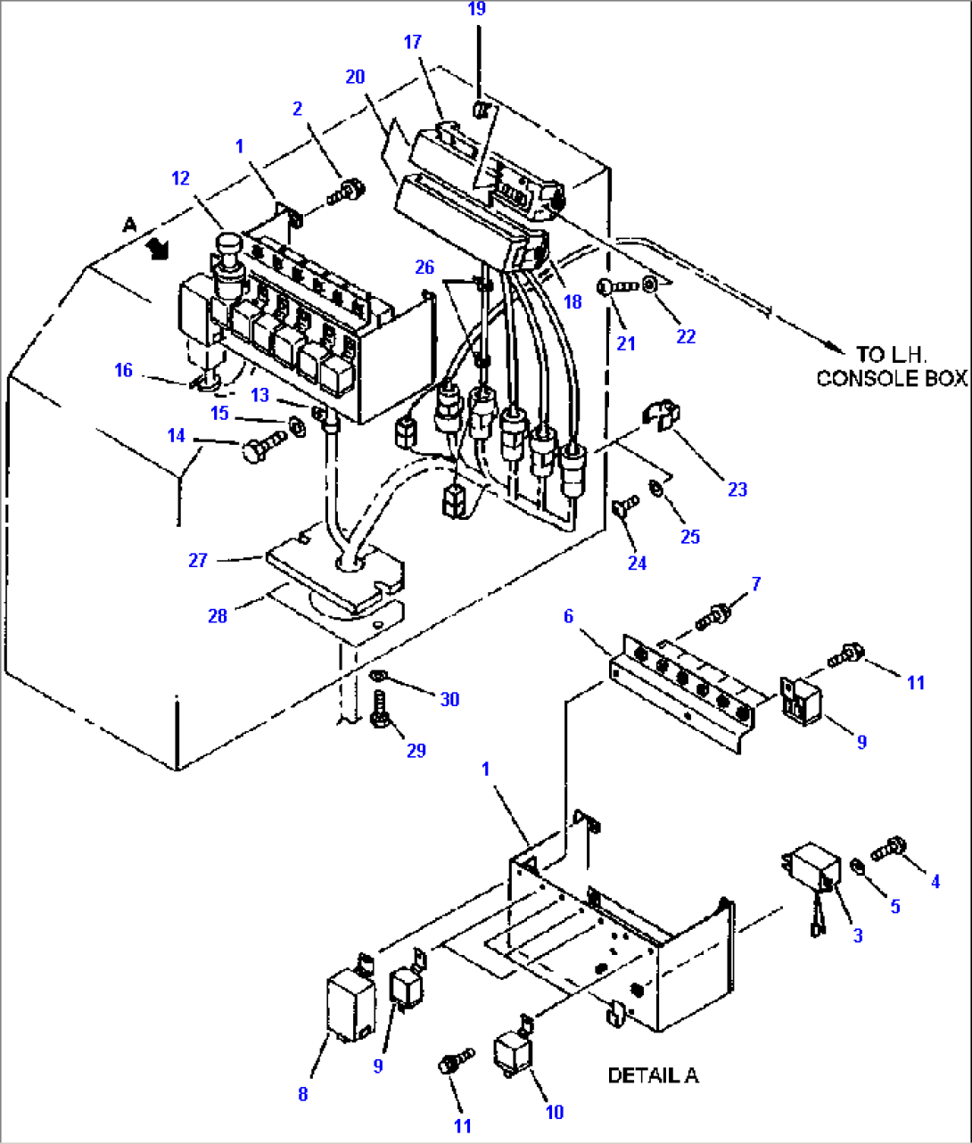 FIG NO. 1431 ELECTRICAL SYSTEM - R.H. CONSOLE