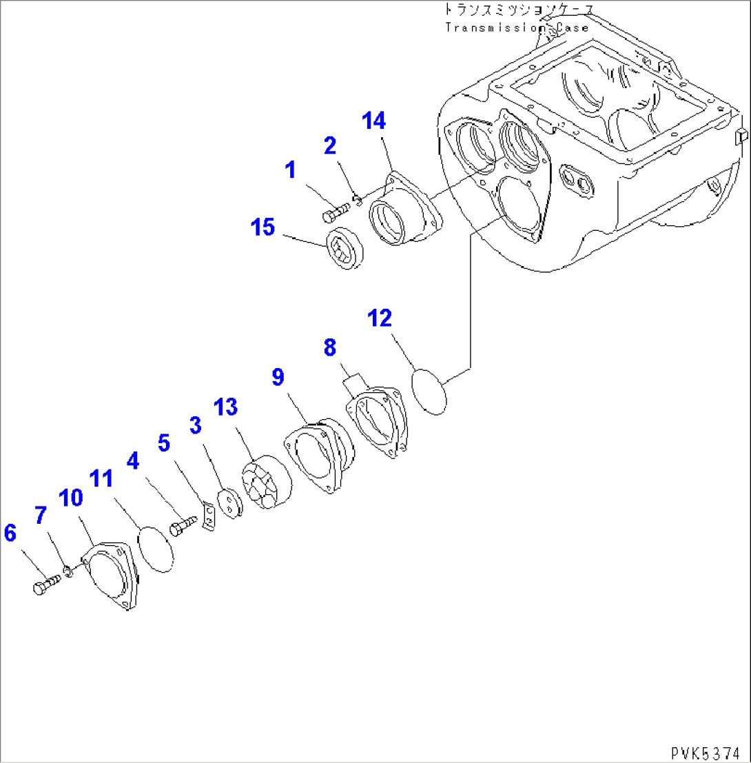 TRANSMISSION (FOR FORESTY) (INPUT AND OUTPUT)