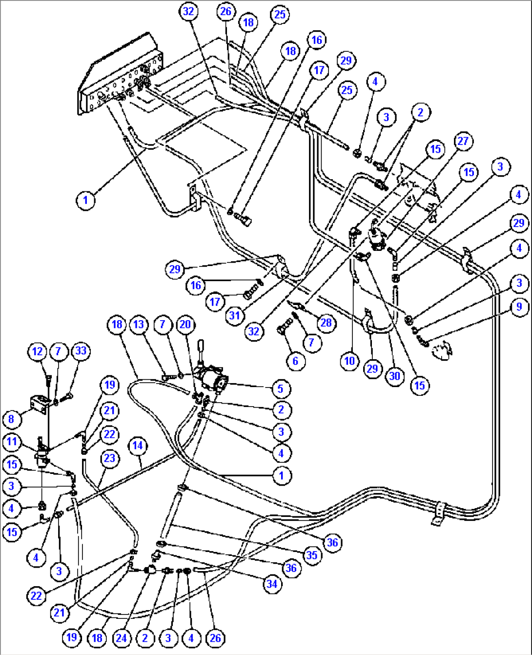 AIR PIPING - BRAKE SWITCHES