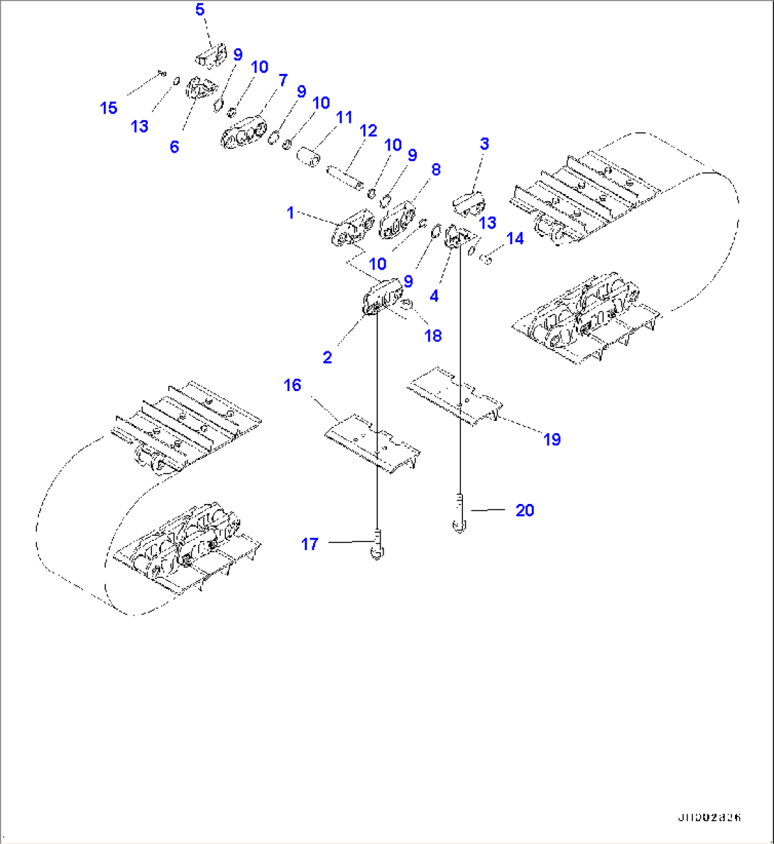 Track Shoe Assembly (#1001-)
