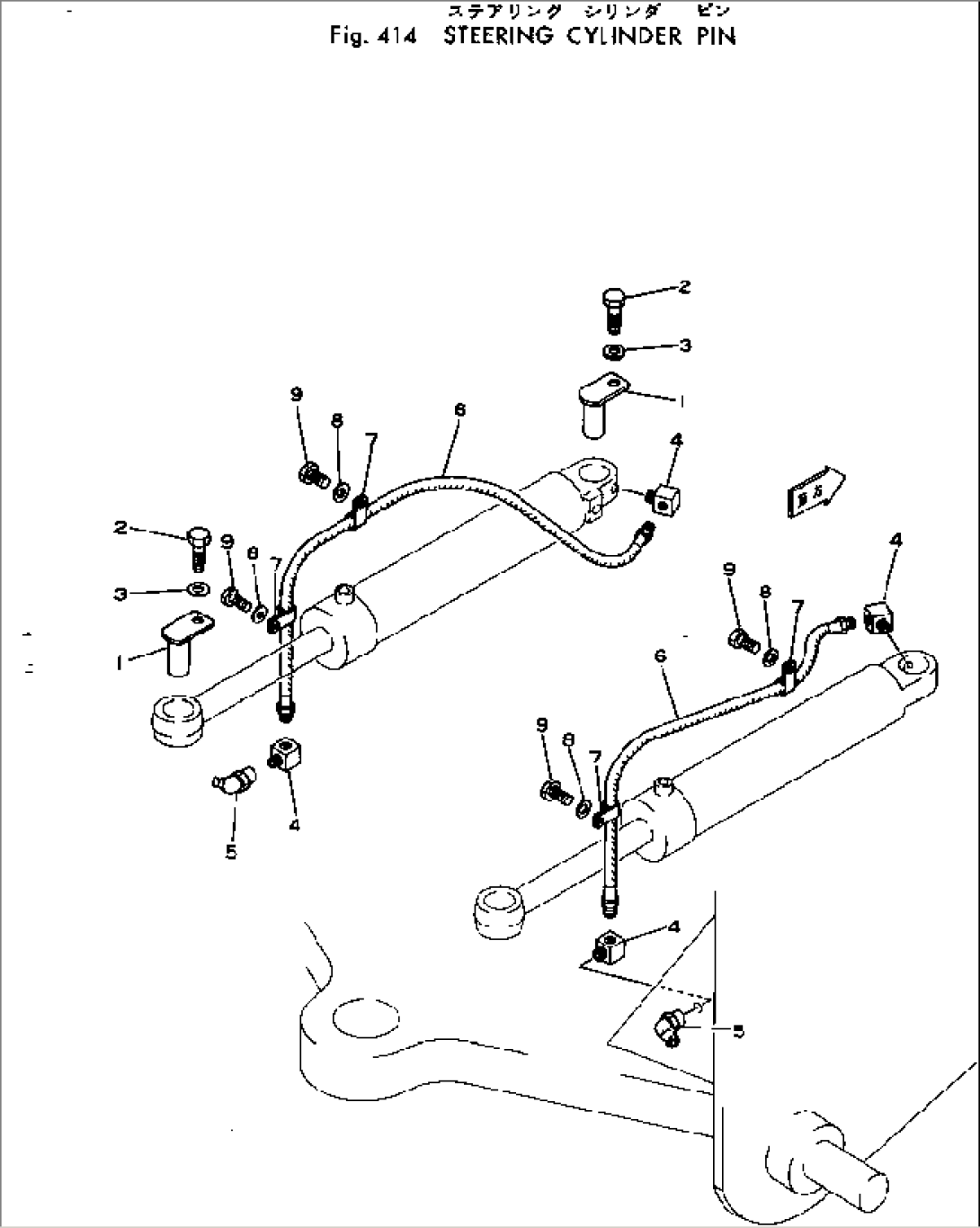 STEERING CYLINDER PIN(#10001-)