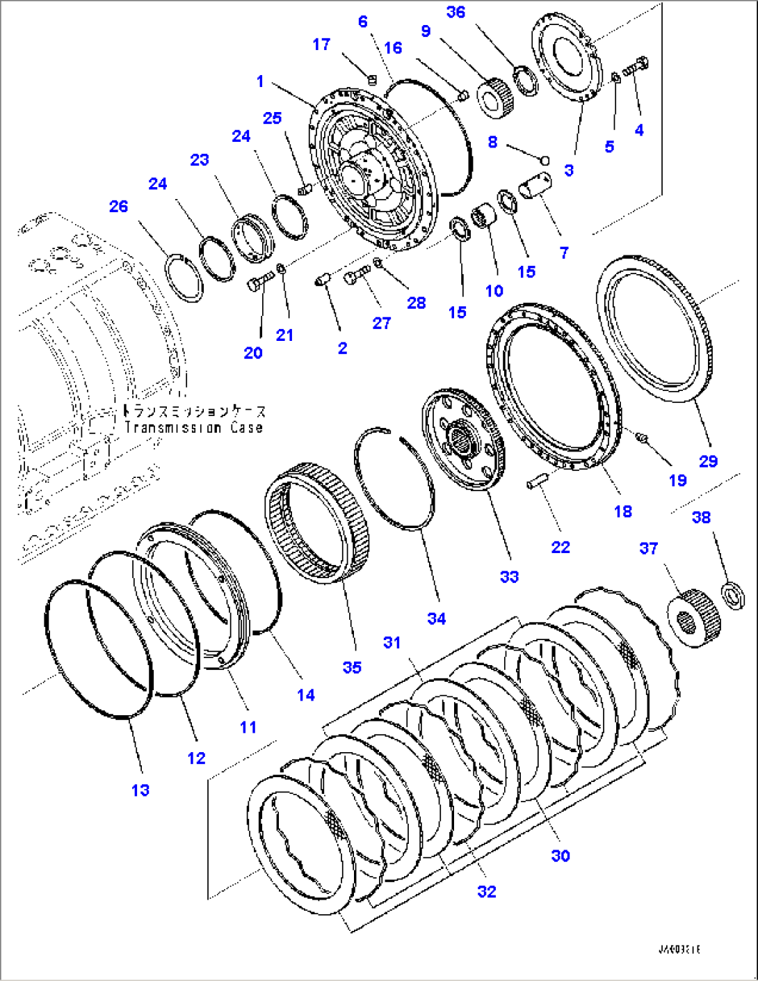 Torque Converter and Transmission, Carrier (1/4) (#80138-)