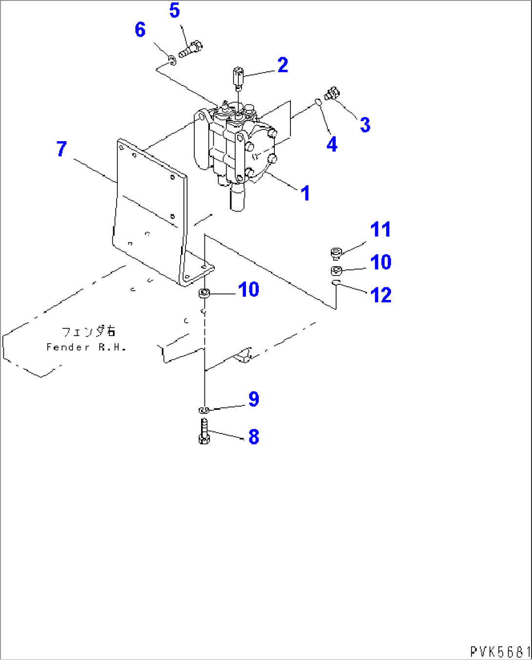 MAIN VALVE (MOUNT) (FOR ANGLE)