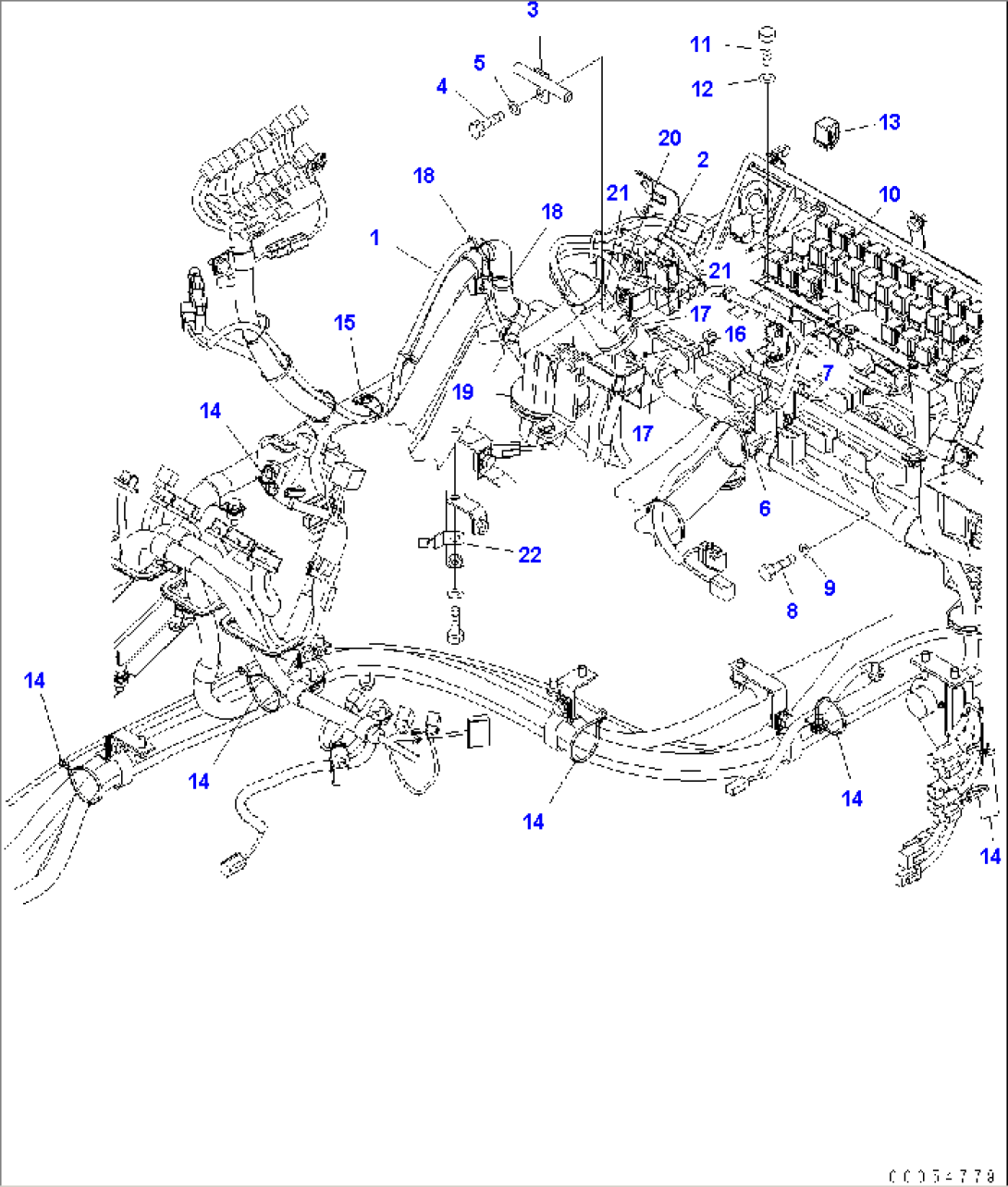 LOADER CONTROL (ADD ON HARNESS) (FOR JOY STICK STEERING)