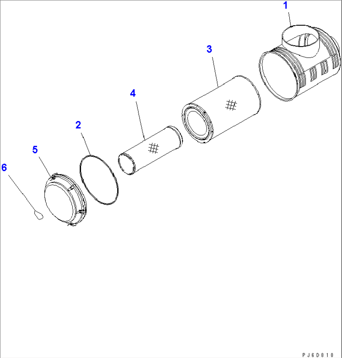 ENGINE (AIR CLEANER) (INNER PARTS) (LARGE CAPACITY)