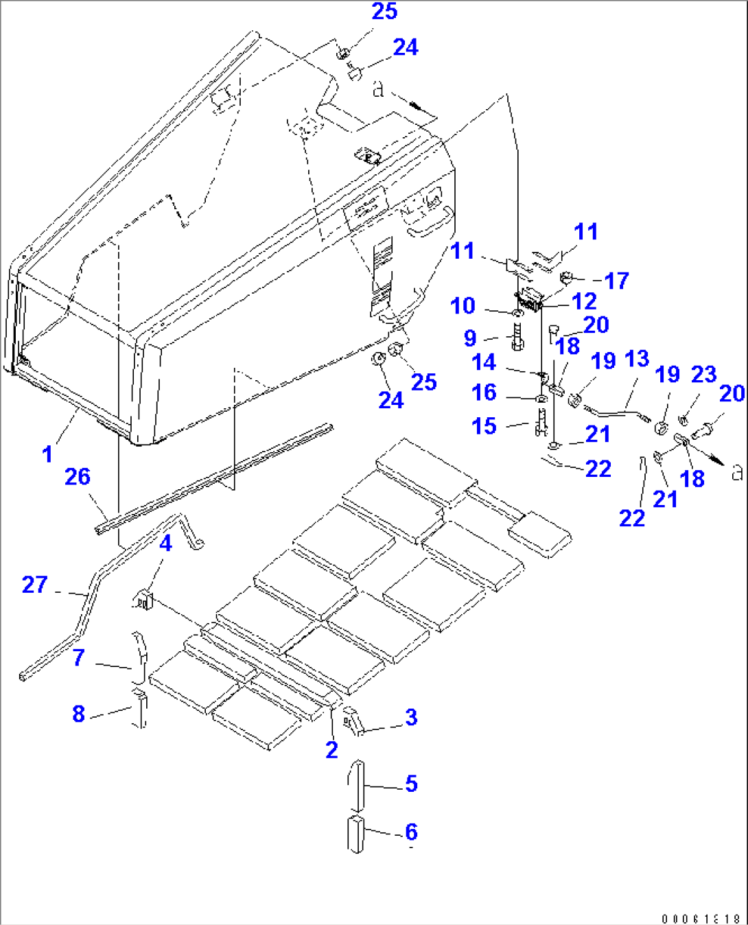 ENGINE HOOD SUB ASS