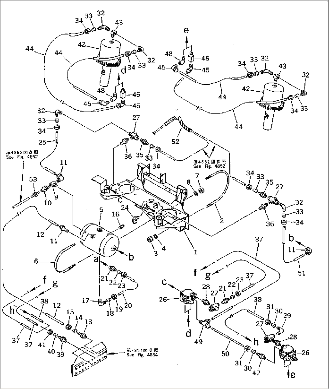 AIR PIPING (8/9) (RELAY VALVE TO BRAKE CHAMBER)(#4001-4406)