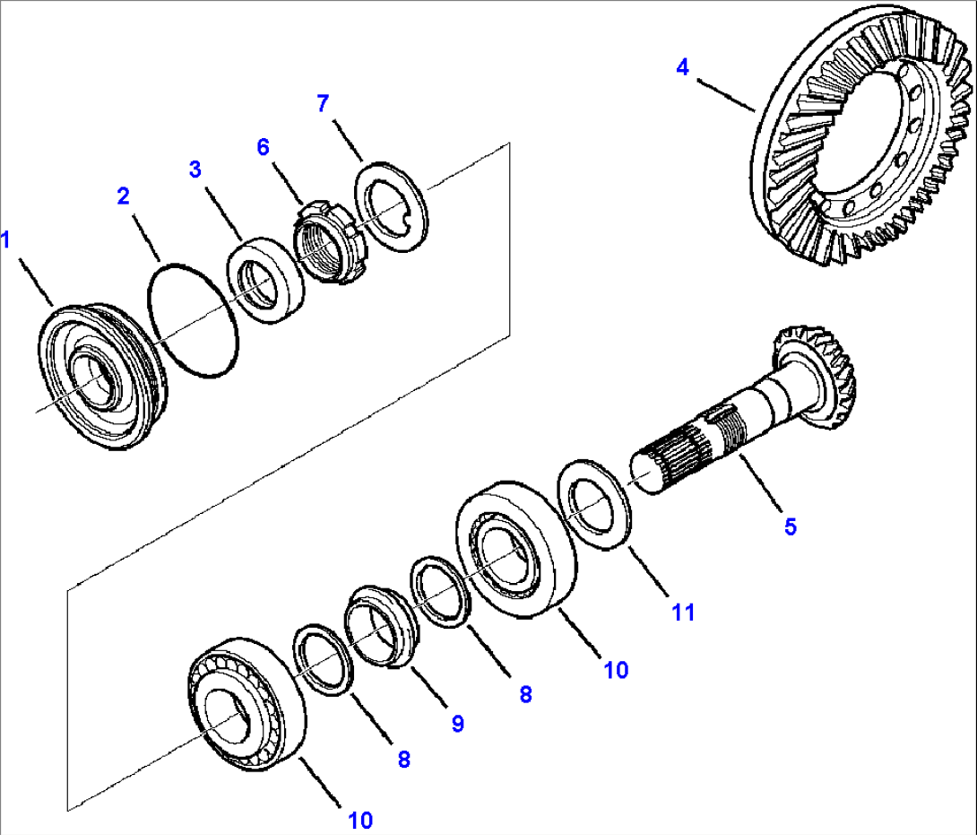 F3304-01A0 FRONT AXLE RING AND PINION