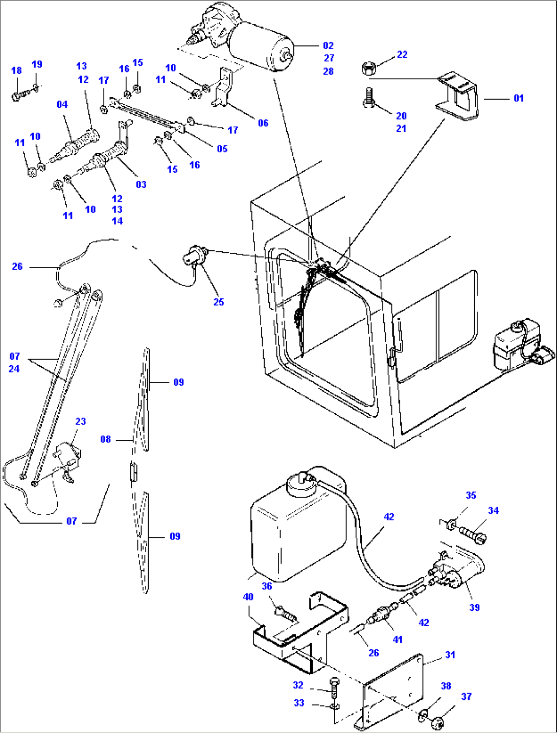 Windscreen Washing Assy.