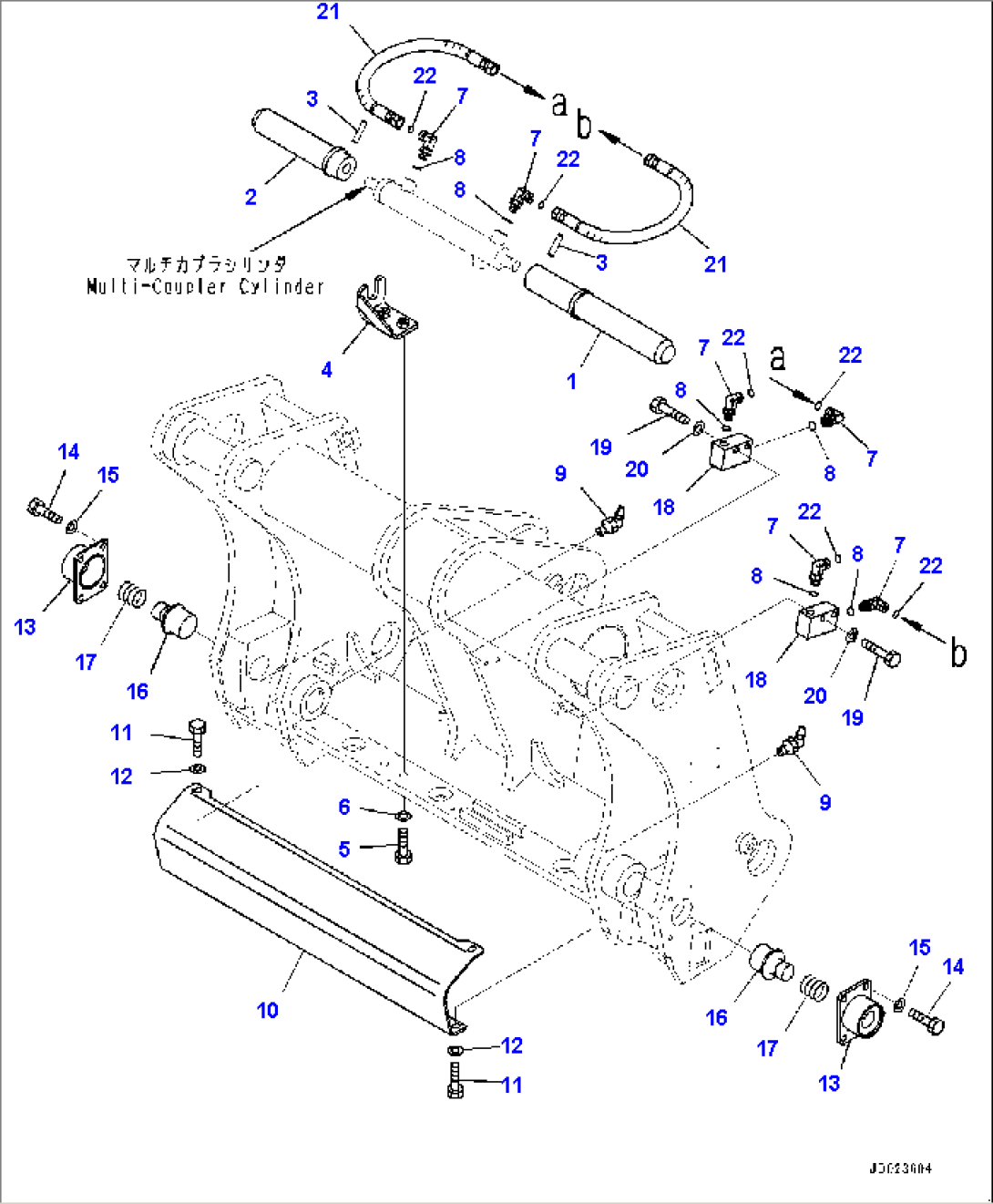 Quick Coupler, Quick Coupler Lock Cylinder (2/2) (#75750-75845)