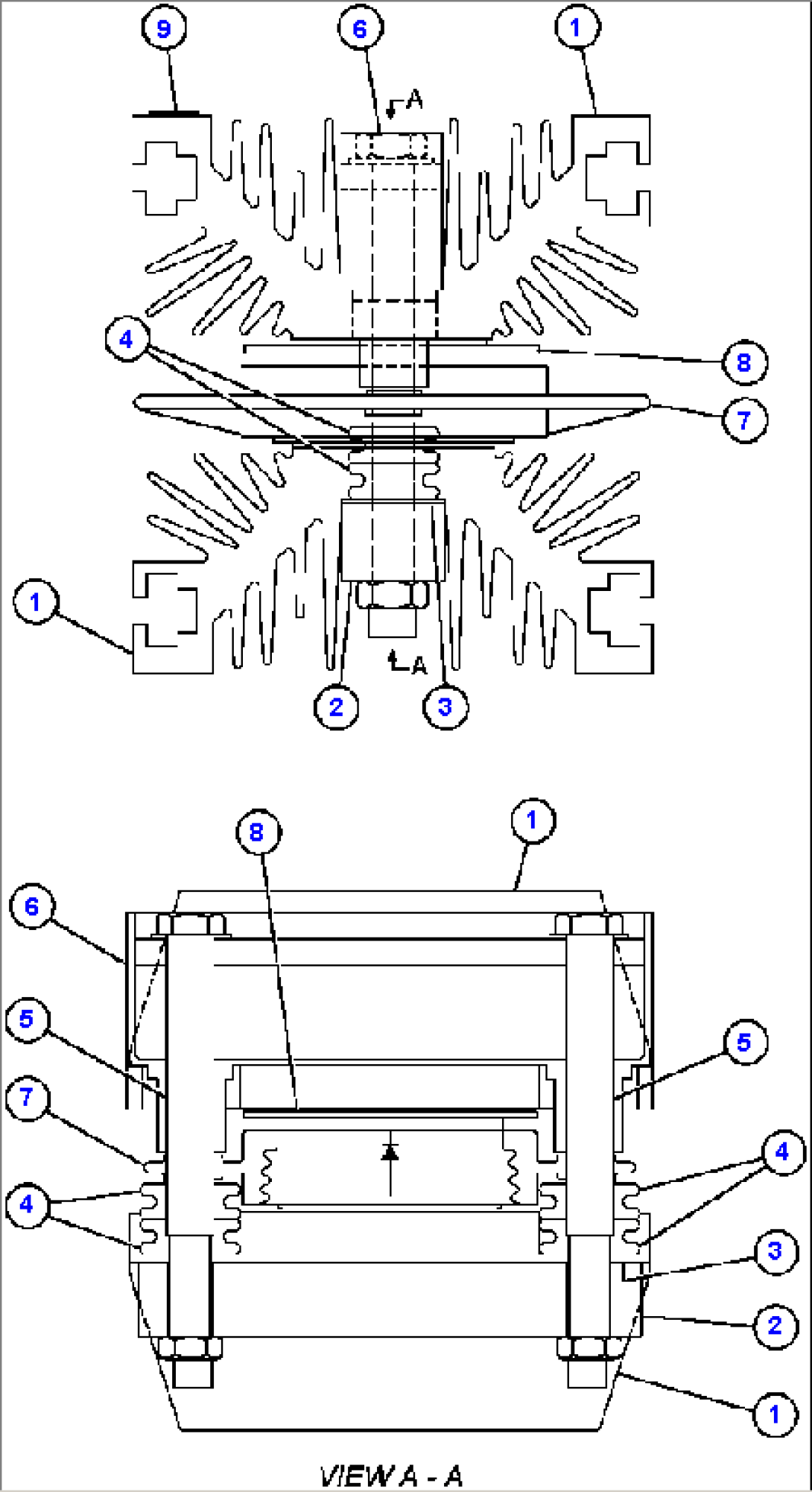 DIODE/HEAT SINK ASSEMBLY (VE4326)