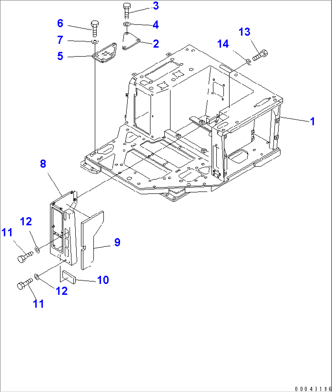 FLOOR FRAMA (FOR TOWING WINCH)
