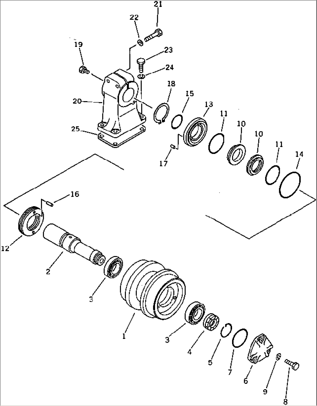 CARRIER ROLLER (WITH GUMPAD)(#50001-50328)
