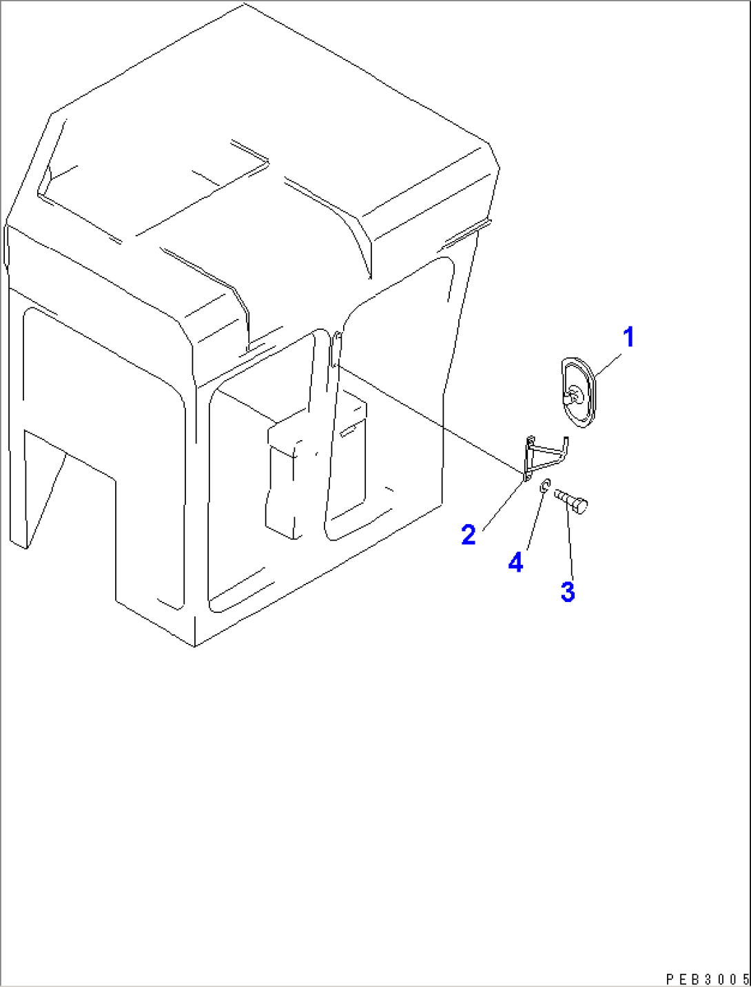 REAR VIEW MIRROR(#31574-)