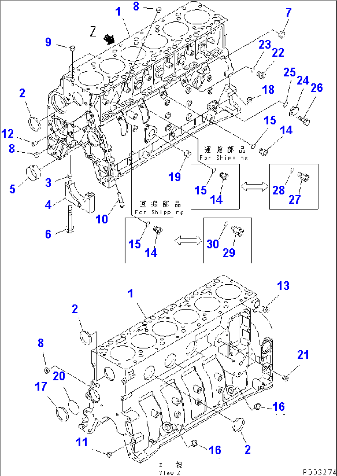 CYLINDER BLOCK(#26222208-)